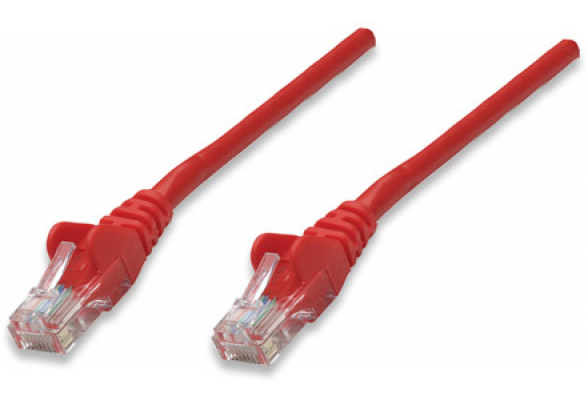 Кабель патч-корд Intellinet UTP Cat.5e 1м Red (318952) - Фото 1