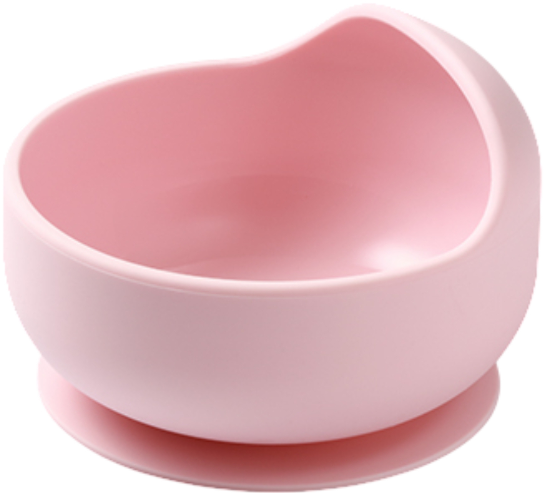 Тарелка для малыша BabyOno с присоской Розовый (1481/02) - Фото 1