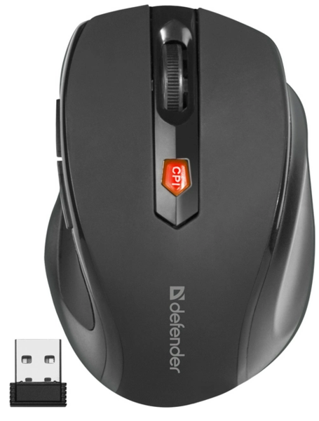 Мышь беспроводная Defender Ultra MM-315 Black - Фото 1