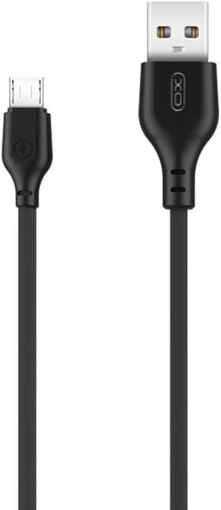 Кабель синхронизации данных XO NB103 2.1 А Micro 1m Black (XO-NB-103-MC-1-BK) - Фото 1