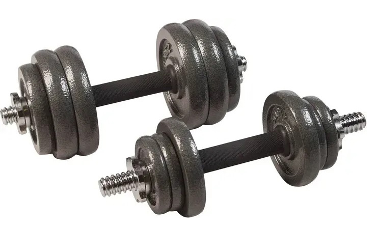 Купити Набір гантель TECOFIT Регульований 20 кг (TOP20066195) - Фото 1 Набір гантель TECOFIT Регульований 20 кг (TOP20066195) - Фото 1