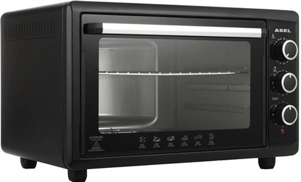 Печь электрическая ASEL AF-5033 Black - Фото 1