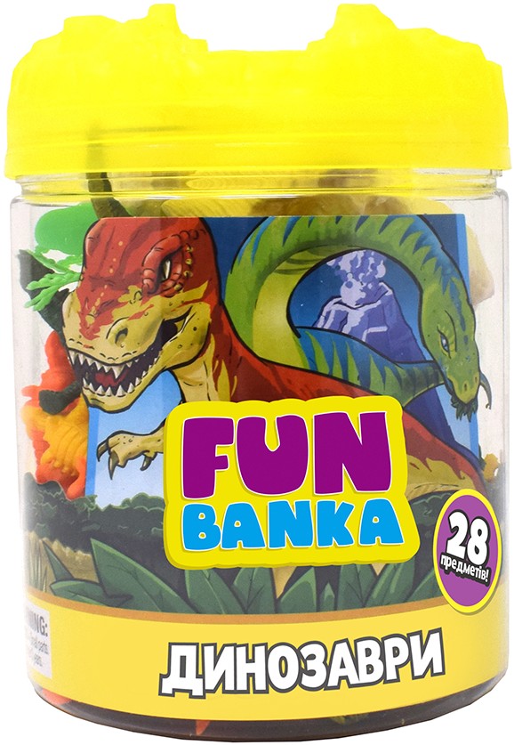 Набор игровых фигурок FUN BANKA ДИНОЗАВРЫ (320387-UA) - Фото 1