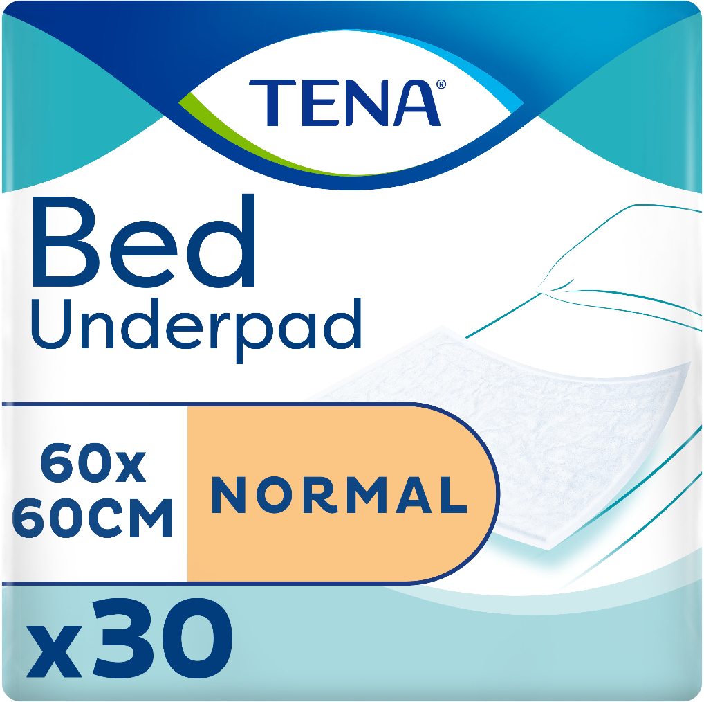 Одноразовая пеленка Tena Bed Underpad Normal 60x60 cм 30 шт. (7322540525427) - Фото 1