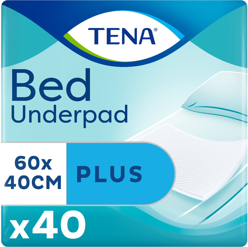 Одноразова пелюшка Tena Bed Plus 40x60 40 шт. (7322540728859) - Фото 1