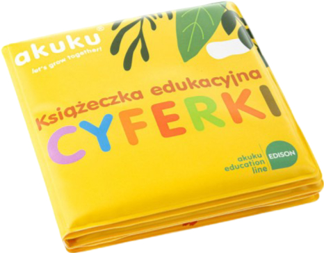 Игрушка-книжка для ванной Akuku Цифры (A0474) - Фото 1