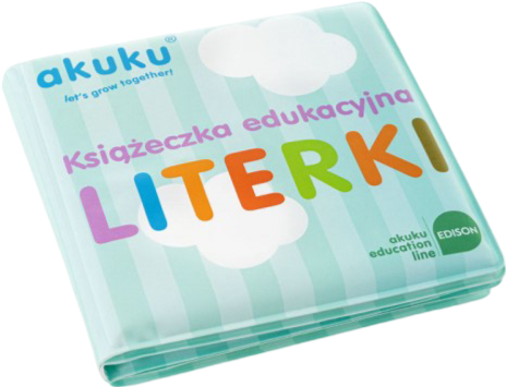 Игрушка-книжка для ванной Akuku Буквы (A0475) - Фото 1