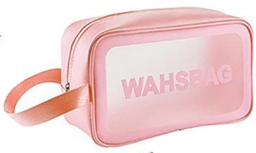 Косметичка Love You Home 20,5х7х13 см Рожева (59053) - Фото 1