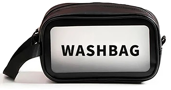 Косметичка Love You Home 20,5х7х13 см Чорна (59056) - Фото 1