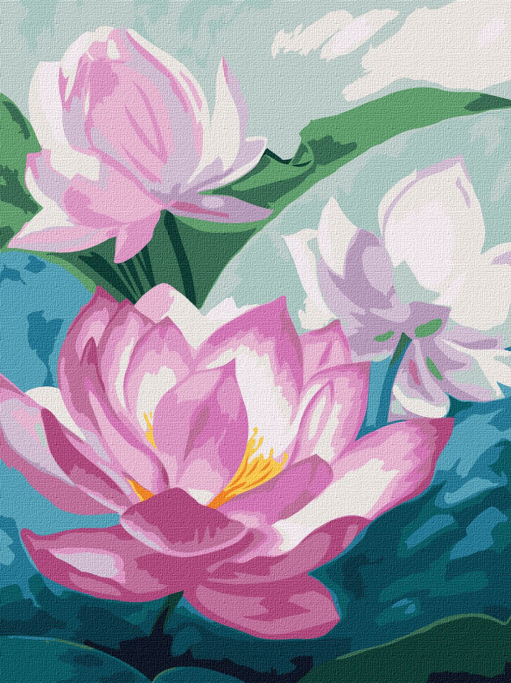 Картина за номерами Ideyka "Світло на ставку" 30х40см (KHO3214) - Фото 1