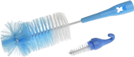 Ершик для детских бутылочек Akuku A0572 Blue - Фото 1