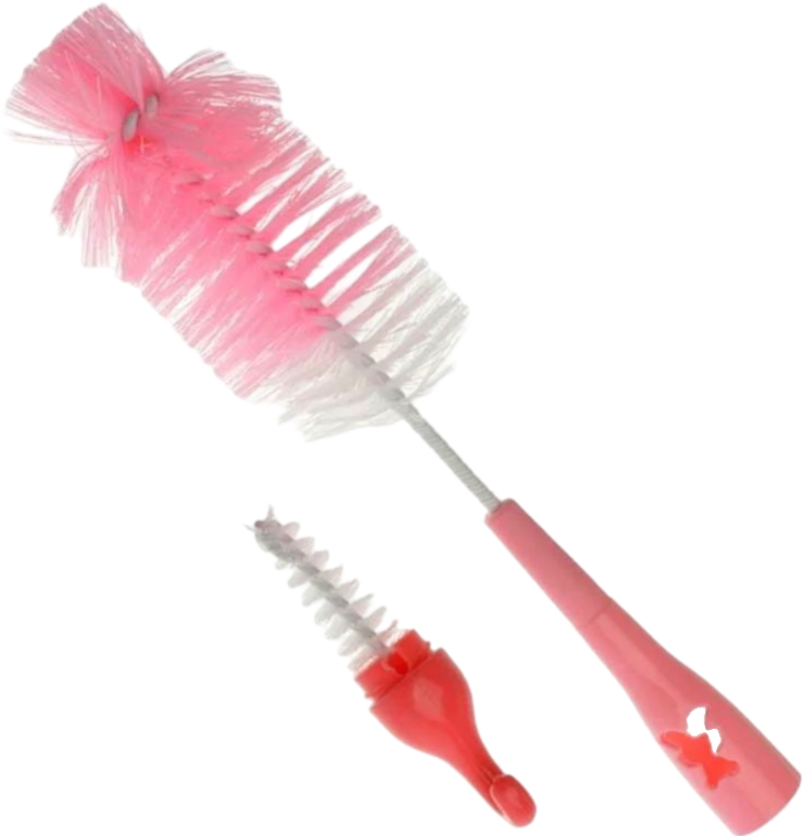 Ершик для детских бутылочек Akuku A0573 Pink - Фото 1