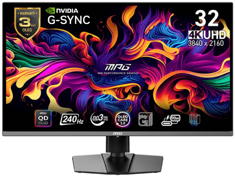 Монітор ігровий MSI MPG 321URXW QD-OLED - Фото 1