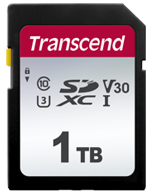 Карта памяти Transcend 1TB SD Card UHS-I U3 SD Card (TS1TSDC300S) - Фото 1
