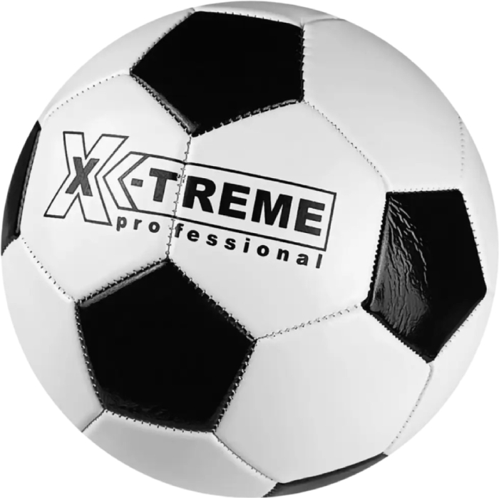 Футбольный мяч X-Treme №5 Black-White (XT SV-5/330HH) - Фото 1