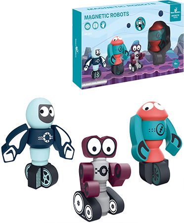 Магнитный конструктор MAGNETIC TOYS робот 21 эл. (323) - Фото 1