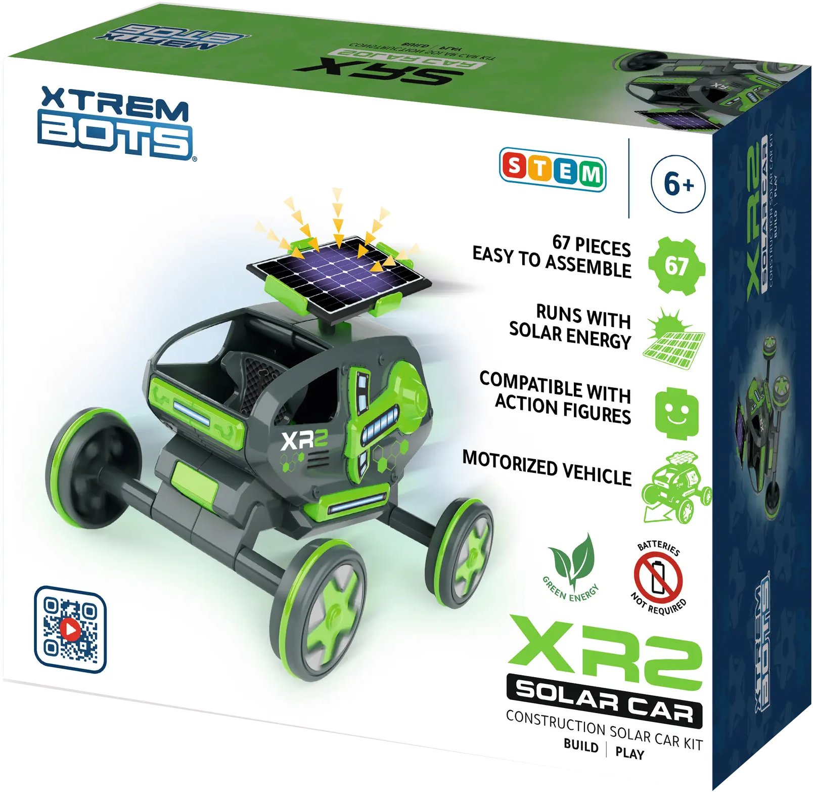 Пластиковый конструктор BlueRocket Ровер с солнечной панелью STEM (XT1803087) - Фото 1