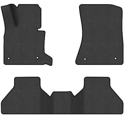 EVA килимки в салон авто EVAtech для X5 (E70) (open threshold) BMW 2006-2013 2 покоління SUV EU (BM325ZD3BW4SBB) - Фото 1