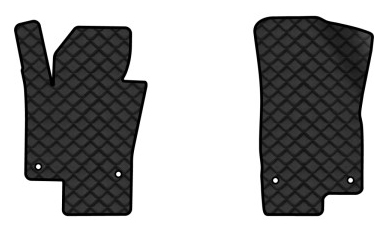 Коврики из экокожи в салон авто передние EVAtech для Passat (B6) (with armrest) Volkswagen 2005-2010 6 поколение Combi EU VW3263AA2AV4BBB - Фото 1