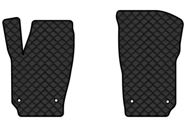 Килимки з екошкіри в салон авто передні EVAtech ECO для Polo (V) 5-doors Volkswagen 2009-2017 5 покоління Htb EU VW3268A2AV4BBB - Фото 1