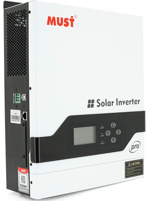 Инвертор гибридный солнечный Must 3200W 24V 160-275V MPPT (PV18-3224PRO) - Фото 1