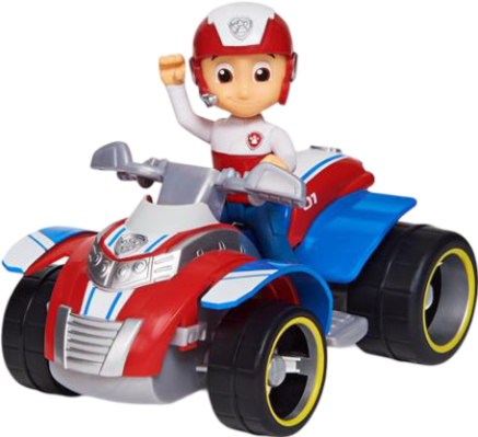 Коллекционные фигурки набор Paw Patrol Спасательный автомобиль с водителем Райдер (SM16775/8807) - Фото 1