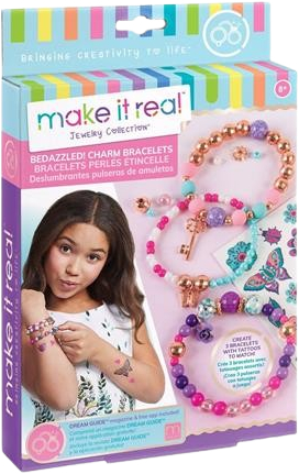 Набор для изготовления украшений Make it Real шарм-браслетов Цветочная фантазия (MR1202) - Фото 1
