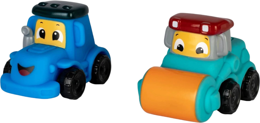 Базовый игровой транспорт для малыша Baby Team Машинки (8603_набор с катком) - Фото 1