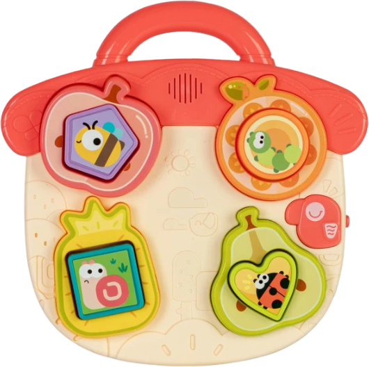 Купить Сортер Baby Team пазл (8648_фрукты розовый) - Фото 1 Сортер Baby Team пазл (8648_фрукты розовый) - Фото 1