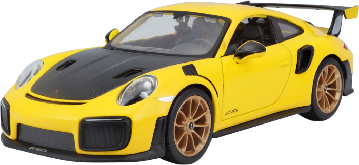 Коллекционная машинка 1:24 Maisto Porsche 911 GT2 RS (31523 yellow) - Фото 1