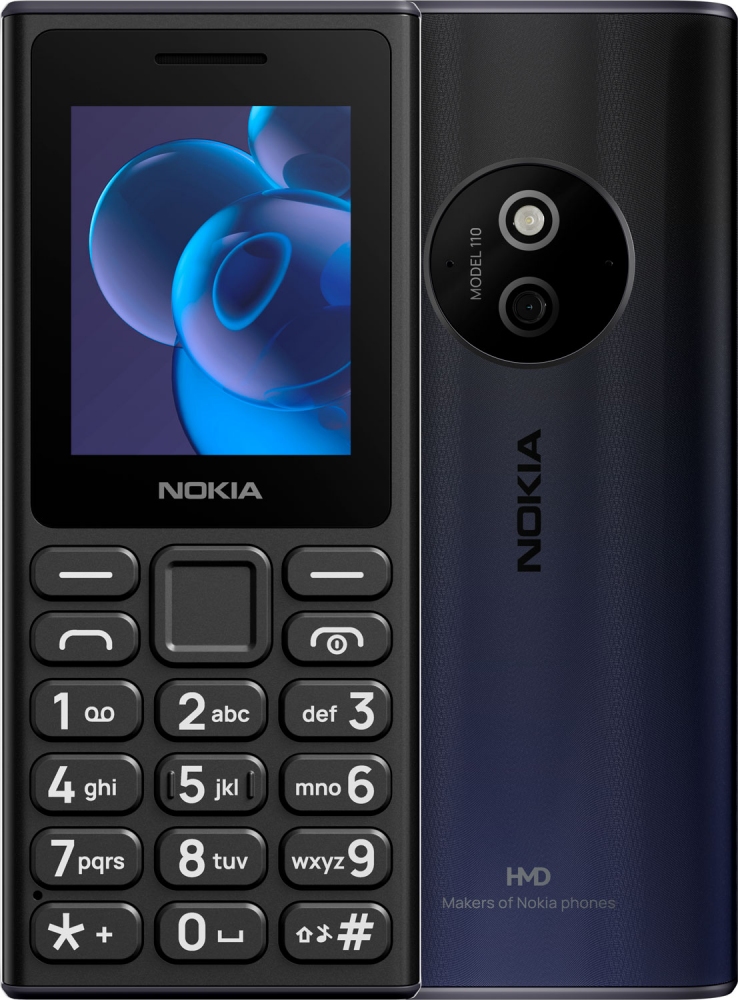 Мобильный телефон Nokia 110 DS 2024 Black - Фото 1