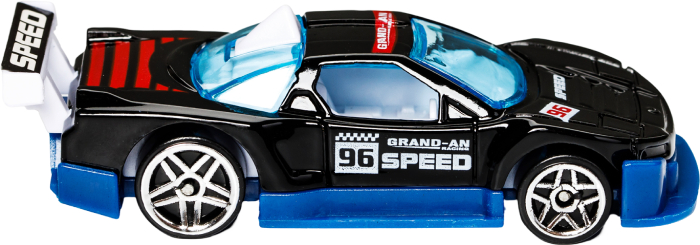 Коллекционная машинка 1:64 RevRace рейсинг черный (6036008647033) - Фото 1