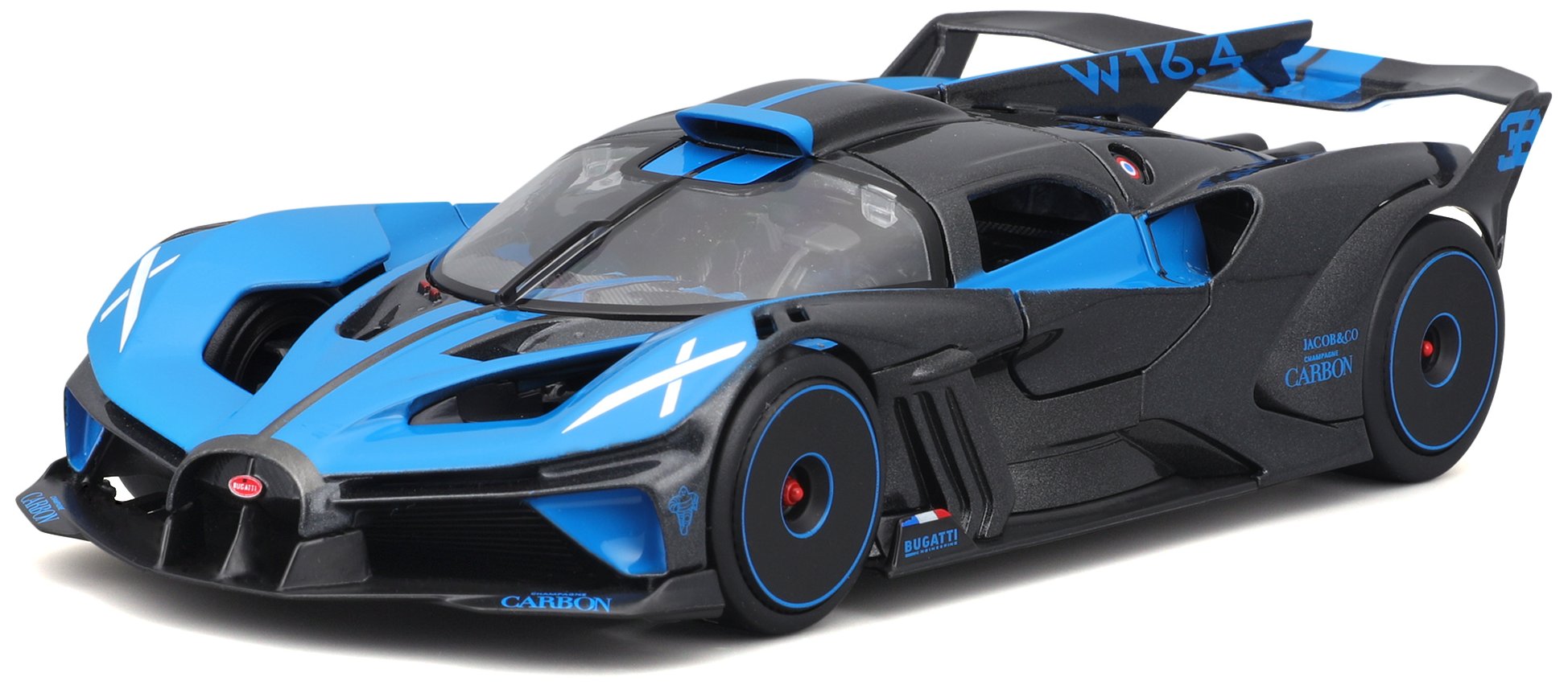Коллекционная машинка 1:24 Maisto Bugatti Bolide (32911 blue) - Фото 1