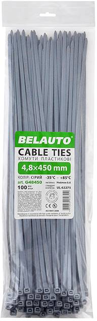 Набір хомутів BelAuto 4,8x450 (G48450) - Фото 1