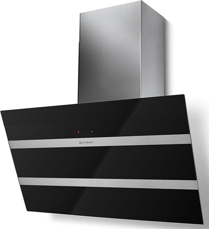 Вытяжка декоративная Faber Steelmax Ev8 Led Bk A80 - Фото 1