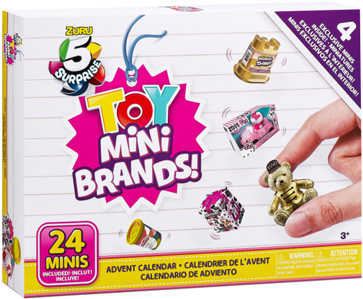Набор игровых фигурок ZURU Mini Brands Toy Адвент календарь (77447) - Фото 1