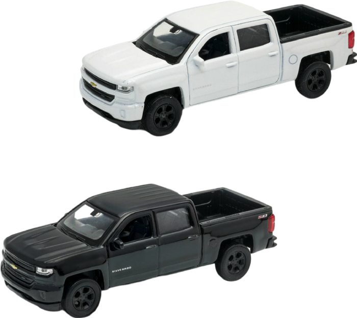 Автотранспорт TechnoDrive CHEVROLET SILVERADO 2017 (перламутрово-белый, черный) (250381W) в ассортименте - Фото 1