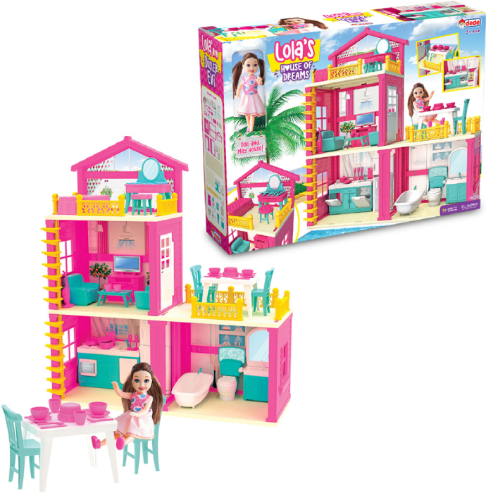 Меблі і будиночки для ляльки dede Будиночок мрії Lola (03663) - Фото 1