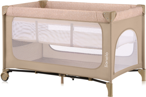 Манеж-ліжко Lionelo Jasmin Easy Fold Beige Sand - Фото 1