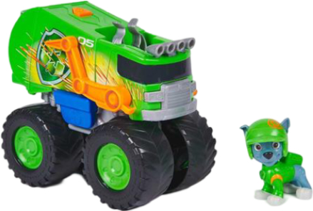 Коллекционные фигурки набор Paw Patrol Мегаколеса Большой спасательный автомобиль-трансформер с Роки (SM17776/6069331) - Фото 1
