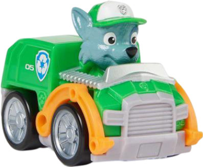 Коллекционные фигурки набор Paw Patrol Спасательный миниавтомобиль с водителем Роки (SM17791/4969) - Фото 1