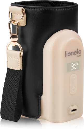 Подогреватель детских бутылочек дорожный Lionelo Thermup Go Evo Black Gold - Фото 1