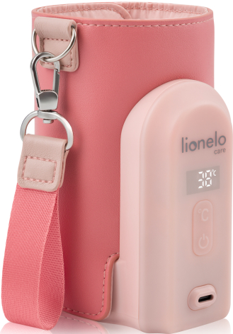 Подогреватель детских бутылочек дорожный Lionelo Thermup Go Evo Coral Pink - Фото 1