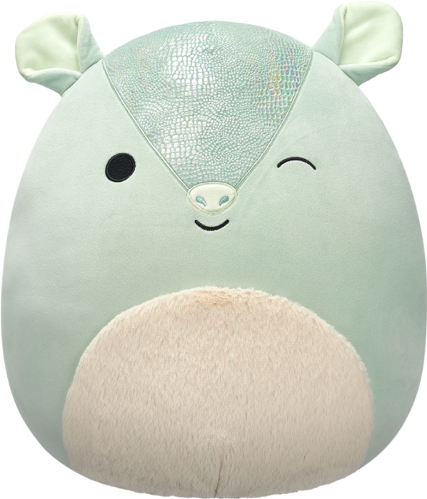 Мягкая игрушка животное SQUISHMALLOWS БРОНЕНОСЕЦ АРИЛЛА 40 см (SQCR07048) - Фото 1