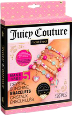 Набор для изготовления украшений Make it Real шарм-браслетов Juicy Couture Солнечное сияние 189 эл. (MR4433) - Фото 1