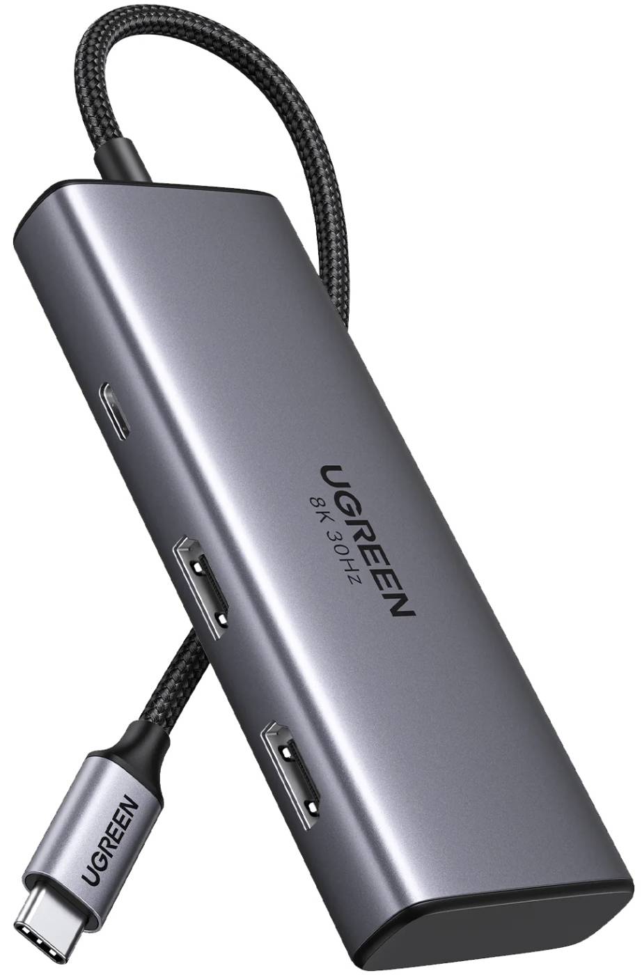 Хаб USB UGREEN USB3.1 Type-C HDMIx2 (15852) - Фото 1