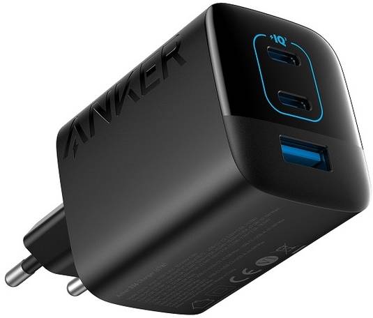 Сетевое зарядное устройство Anker PowerPort 336 - 67W 2xPD & 1xPIQ PPS (A2674G11) - Фото 1