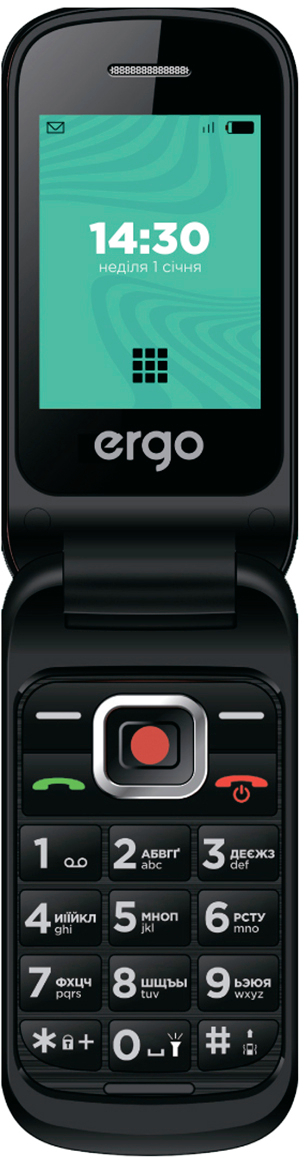 Купить Мобильный телефон Ergo F241 Dual Sim Black - Фото 1 Мобильный телефон Ergo F241 Dual Sim Black - Фото 1