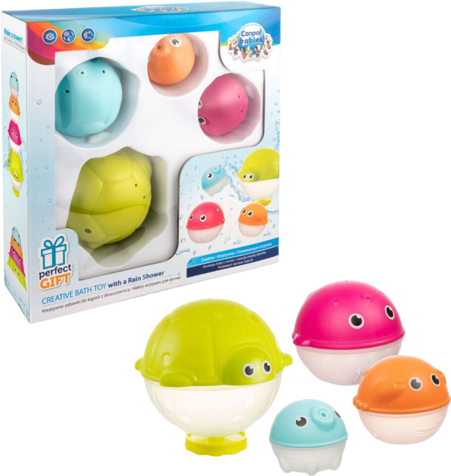 Базовая игрушка для ванной Canpol babies 4 шт. (79/106) - Фото 1