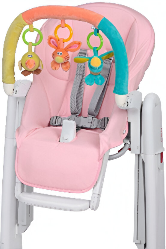 Чехол гигиенический на стульчик для кормления Peg-Perego Tatamia и игрушечная панель розовый (IKAC0038-IN29) - Фото 1